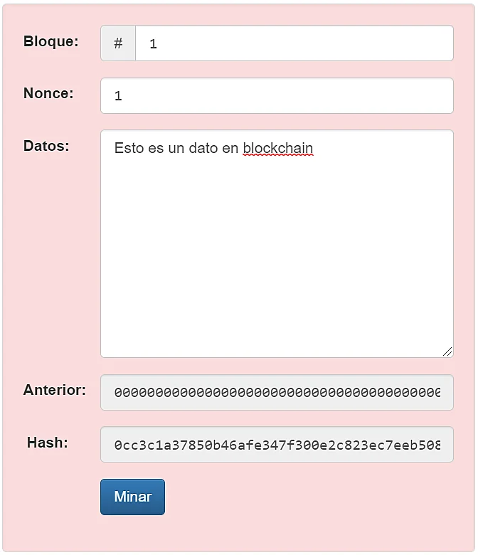 blockchain hash
